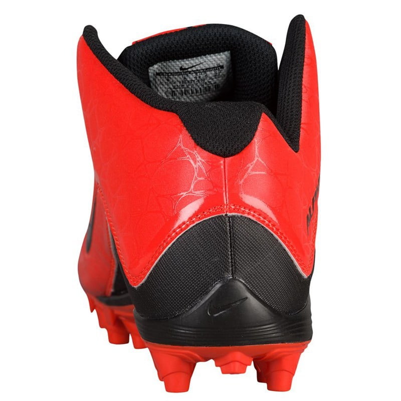 Nike Alpha Strike 2 3/4 Boy's Football Cleat, Team Orange, 4