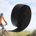 thumbnail image 1 of Cinta Manillar Ciclismo Corcho Negro + 2 Tapones Manillar Carbono negro, 1 of 6