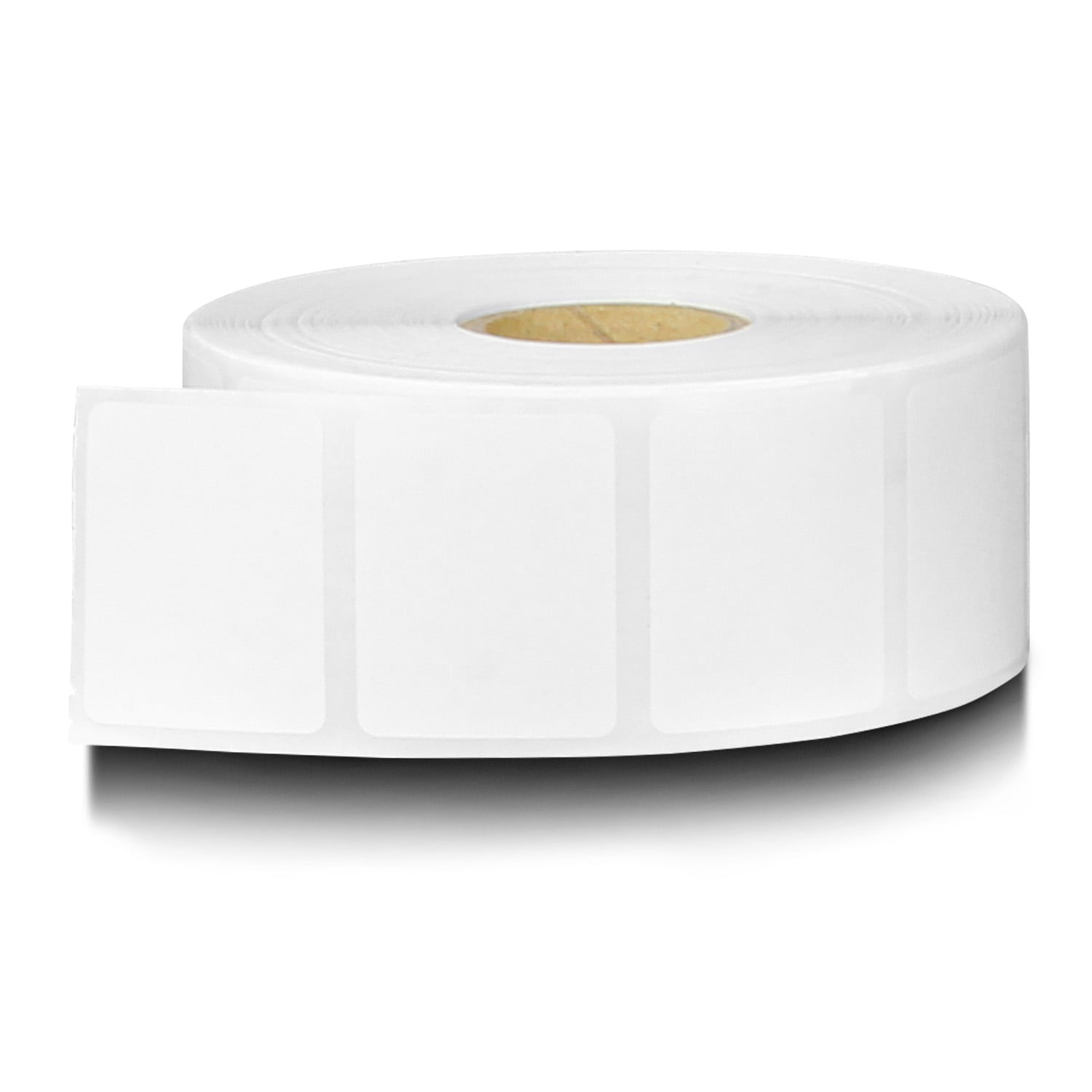 OfficeSmartLabels 1.25 x 1 Direct Thermal Labels, Zebra Compatible Labels  (1 Roll, 1380 Labels Per Roll, 1 inch Core, White, 4 Diameter