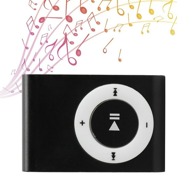 Reproductor De Música MiniMP3 BackClip, Reproductor De MP3 Ligero Portátil Para Deportes, aleación De Aluminio