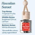 thumbnail image 2 of Car Air Hanging Fragrance Oil, Car Auto Freshener for Essential Oils, Scents Fragrance Aromatherapy Automobile Diffuser, Long Lasting (Hawaiian Sunset), 2 of 10