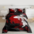 thumbnail image 2 of Castle Fairy Boys Girls Animal Koi Fish Twin Comforter Sets,Japanese Style Bedding Set, 2 of 8
