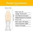 thumbnail image 2 of Ruiandsion G9 Dimmable LED Bulb, 220V AC (For EU/UK/AU), 4W 300LM Warm White 2200K,  Replacement for Desk Lamps, 1-Pack, 2 of 10