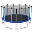 thumbnail image 2 of Resenkos Outdoor Trampoline with Safety Closure Net-16 ft, Great Mini Trampoline for Indoor/Garden Workout, 2 of 9