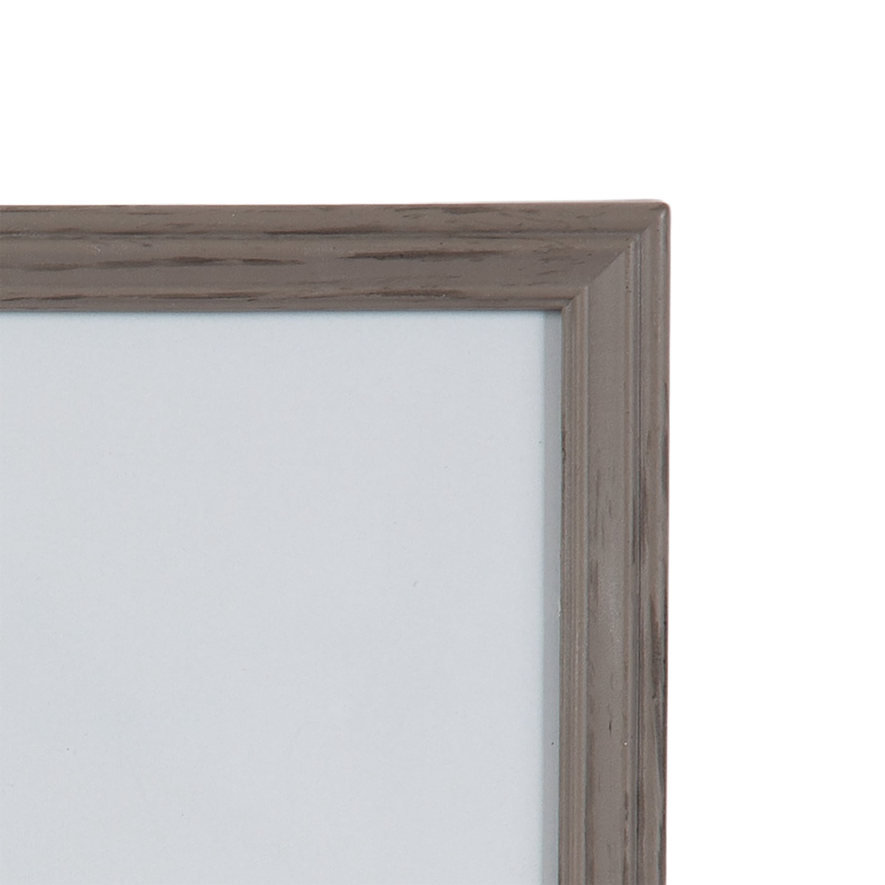(2 pack) DesignOvation 8x10 Casual Gray Decorative Tabletop Picture Frame