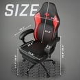 thumbnail image 2 of Bossin Big and Tall Gaming Chair 400lb Weight Capacity,Gamer Chairs for Adults,Video Game Chair wth Footrest,Racing Style Computer Gamer Chair with Headrest and Lumbar Support, 2 of 7