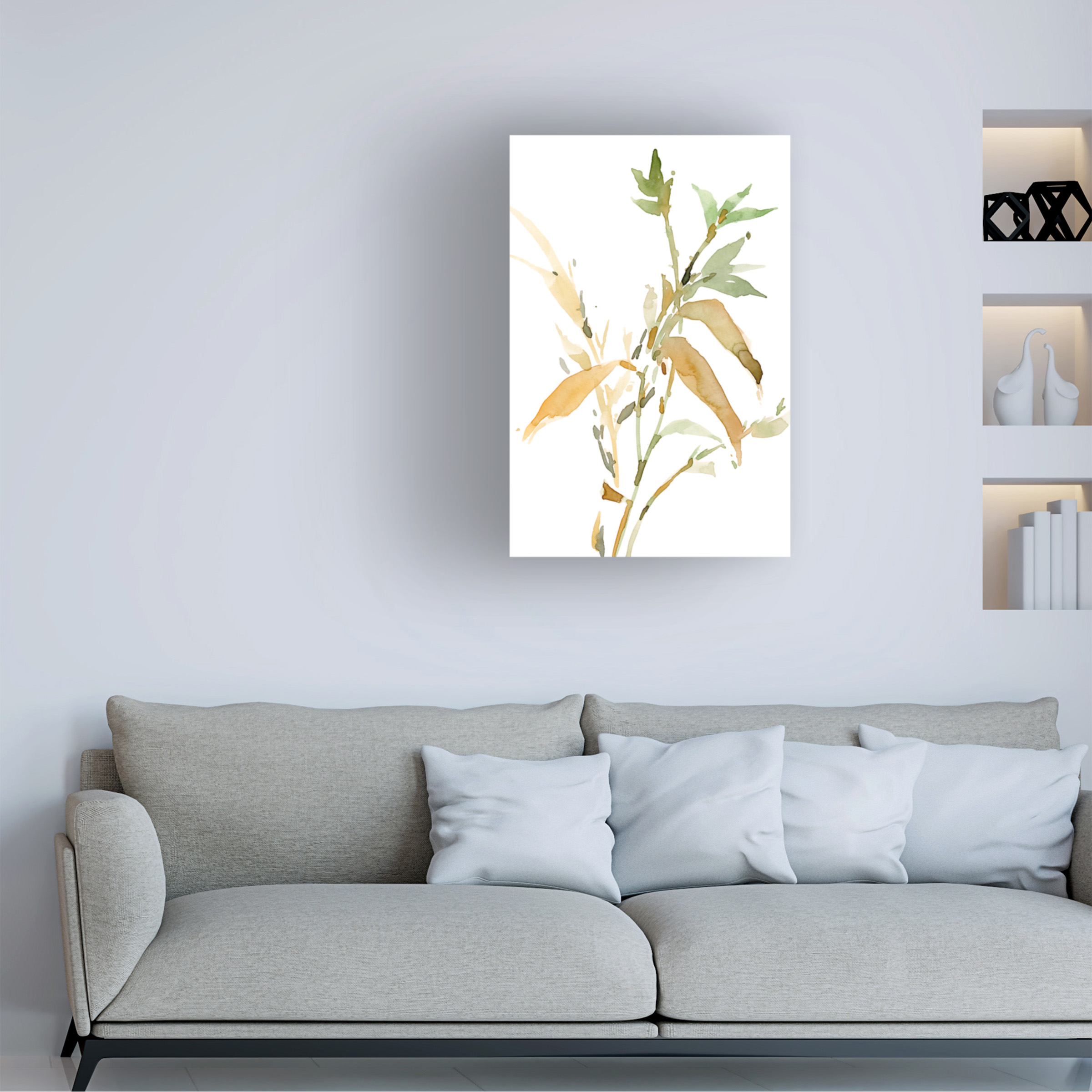 Samuel Dixon 'Stems I' Canvas Art