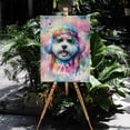 thumbnail image 4 of Hippie Bichon Frise Portrait Watercolor Tie-Dye Vintage Styles Vertical Matte Canvas Poster Bichons Dog Lovers Gifts Idea Wall Art Home Decor - 00014, 4 of 5