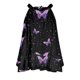thumbnail image 5 of Casual mujer sin mangas estampado cuello redondo Tops damas blusa volantes chaleco corto Pompotops lopia991411, 5 of 5
