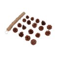 thumbnail image 3 of Birds Bite Toy, Bite  Parrots Beak Grinding Toy With Metal Hook For Cage For Parakeets, 3 of 8
