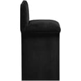 thumbnail image 4 of Meridina Furniture Shaw Black Chenille Fabric Upholstered Counter Stool, 4 of 10