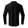 thumbnail image 4 of Cyglowse Men's Soft Thermal Undershirt Mock Turtleneck Long Sleeve Breathable Lightweight Solid Color for Layering Tops Black 3XL, 4 of 8