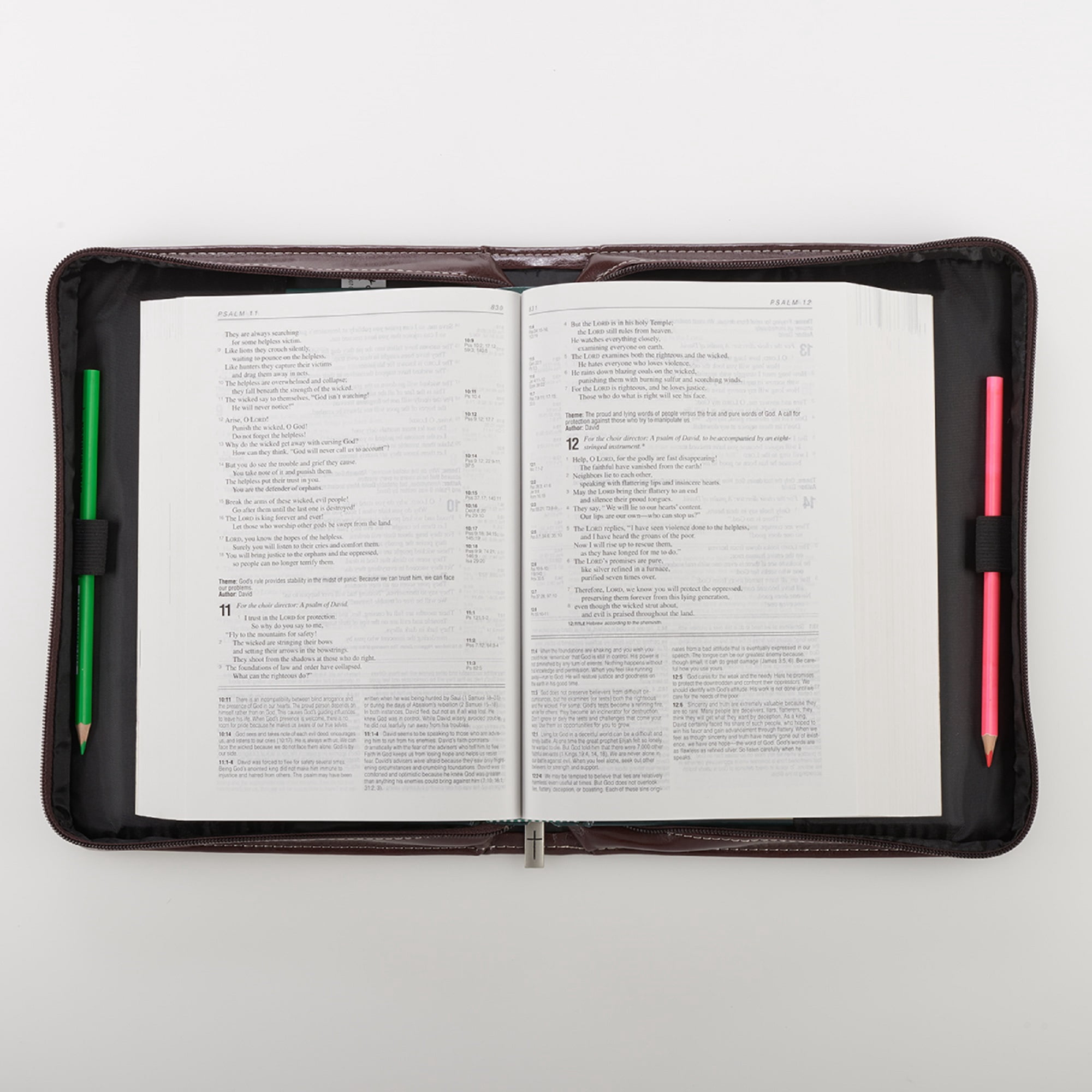 I Know the Plans Two-tone Brown Faux Leather Classic Bible Cover -  Jeremiah 29:11
