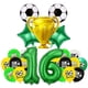 thumbnail image 5 of Decoraciones para fiestas de cumpleaños con temática de fútbol Globos de fútbol Platos de papel Servilletas Juego de laberinto de fútbol Suministros para fiestas deportivas Sorteo, 5 of 5
