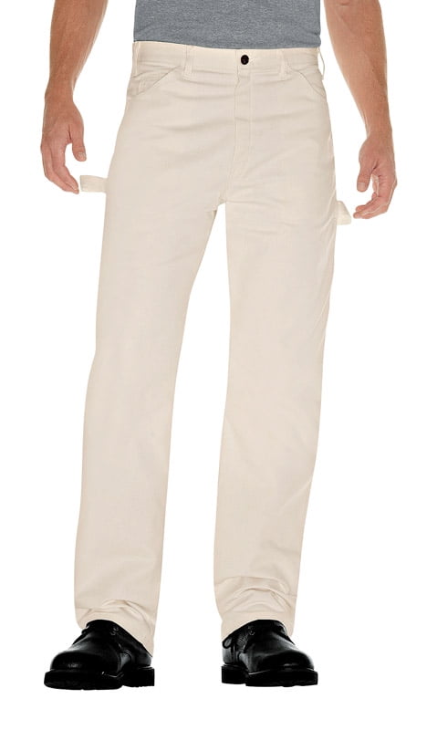 White Painters Trousers Decorators 100% Cotton Multi Pocket Knee Pockets S817 