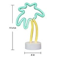 thumbnail image 4 of Fuchsun Led Palm Tree Night Light Table Neon Light Lamp for Bedroom Indoor Home Decorate, 4 of 5
