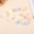 thumbnail image 5 of Unique Bargains 20 Pcs Small Flower Hair Clips Mini Flower Hair Clips for Girls Cute Mini Hairpin Yellow White, 5 of 7