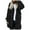 Black, variant on Youmylove Womens Winter Trendy Full Zipper Jackets Temperament Long Jacket Warm Open Cardigan With Pockets Temperament Fall Winter Outerwear
