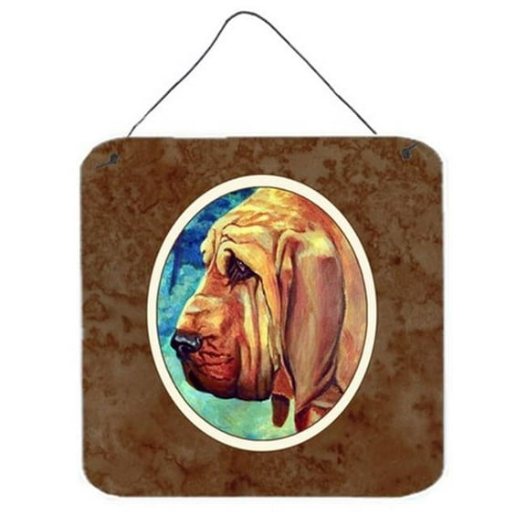 Bloodhound Wall or Door Hanging Prints, 6 x 0.02 x 6 in.