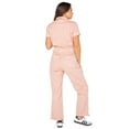 thumbnail image 3 of Celebrity Pink Juniors Short Sleeve Zip Front Boilersuit, Sizes XXS-XXXL, 3 of 4