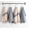 thumbnail image 2 of KAF Home Slubbed Cotton Kitchen Towels, Natural Rustic, 18” x 28”, Navy, 4-Pack, 2 of 8
