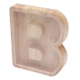 thumbnail image 2 of Hucha con letras de madera, alfabeto inglés, alcancía de madera, marco de caja de dinero, alfabeto, hucha, integración perfecta Jadeshay A, 2 of 8