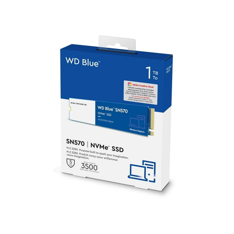 Western Digital WD Blue SN570 NVMe M.2 2280 1TB PCI-Express 3.0 x4