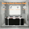thumbnail image 5 of MINGYI 47" Portable Bathtub ,Foldable Freestanding Bathtubs for Adults Kids,Outdoor/Indoor Hot Ice Bath for Soaking,Shower(Black), 5 of 9