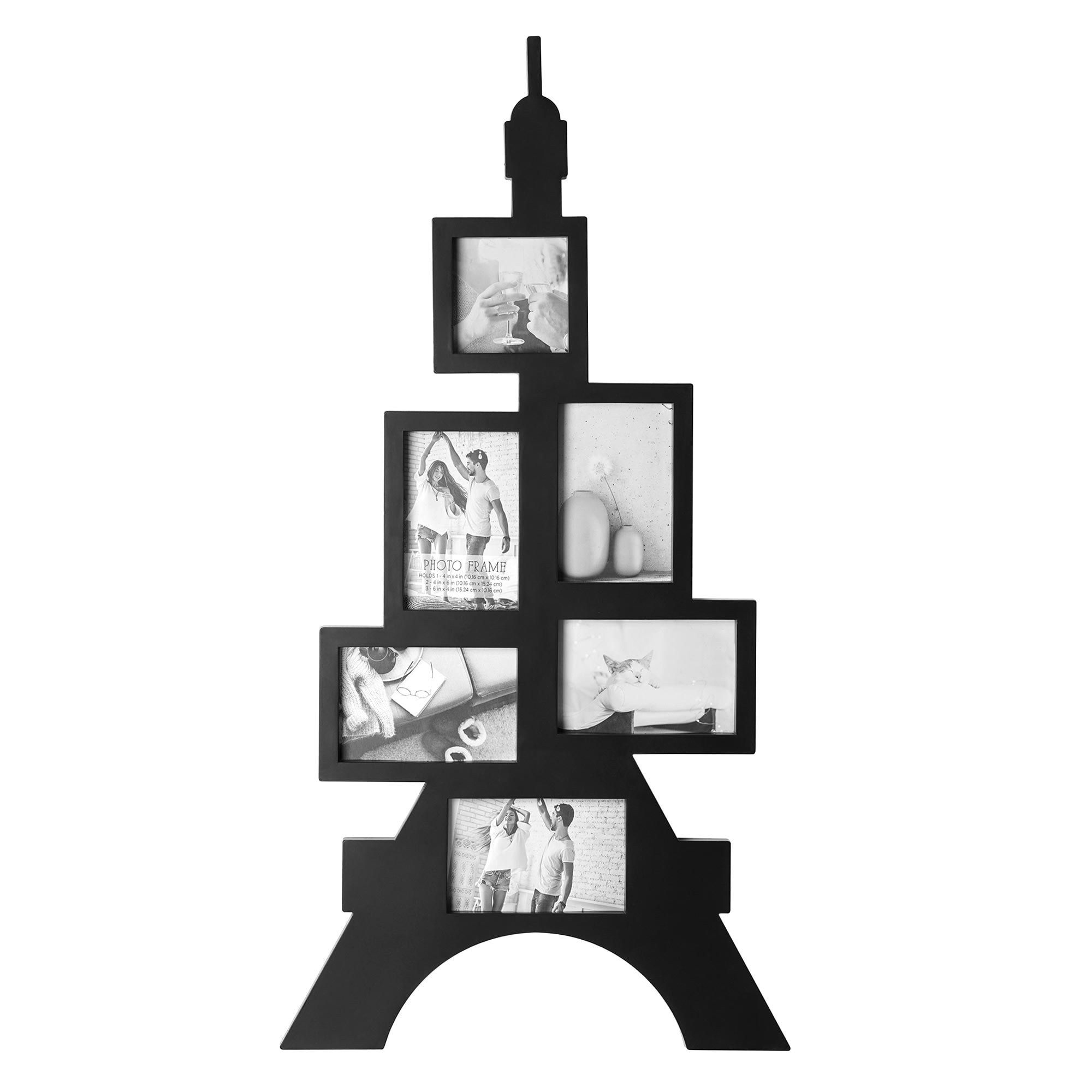 Crystal Art Gallery Tower Black Photo Collage Frame - 15.75" x 31"
