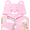 Care Bears Pink, variant on Minions Boys Exclusive Hooded Pajama Blanket Sleeper, Sizes 4-12