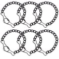 thumbnail image 1 of WEUVEB 6Ud Cadenas Negras De Hierro Para Colgar De Puertas Y Interiores Y Exteriores, 1 of 8