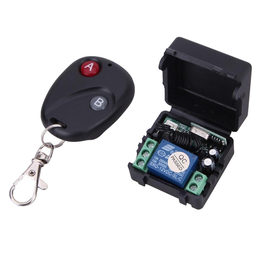 Wireless Remote Control Switch DC12V 10A 433MHz Transmitter with Receiver Set