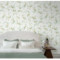 thumbnail image 3 of NextWall Blossom Floral Trail Peel and Stick Wallpaper (Wheatfield & Sage), 3 of 18