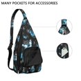 thumbnail image 2 of Waterproof Hiking Backpack Sling Bag for Women – Lightweight Crossbody Bag with Adjustable Strap, Multipurpose Butterfly Pattern Chest Bag for Travel & Outdoor Adventures – Aesthetic Floral Design, 2 of 4