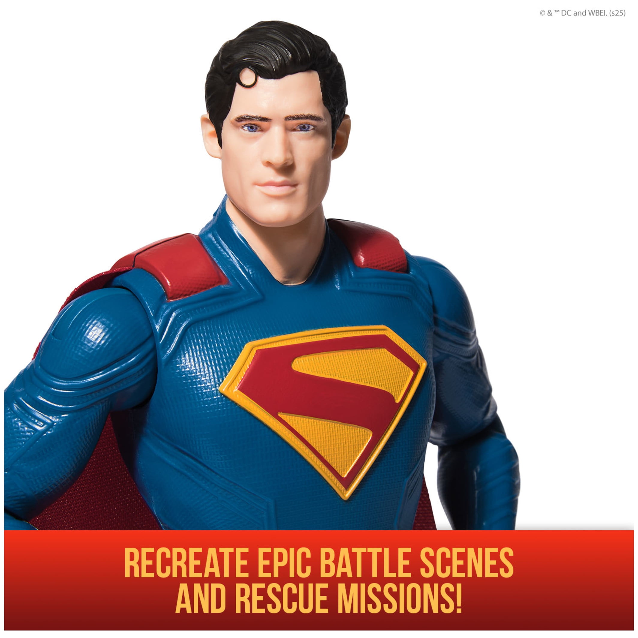 DC Comics SUPERMAN, 12-inch Superhero Action Figure, for Ages 4 & up