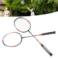 thumbnail image 4 of 2 Pcs Carbon Fiber Badminton Rackets Ultra Light Adult For Training Competition Recreation, 4 of 8