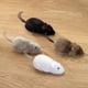 thumbnail image 2 of 4 ratones: ratones de aspecto realista, mascota despreocupada - Juego de 4: Negro, Gris, Blanco y Marrón. Cada uno mide 4-1/2" de largo., 2 of 5