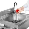 thumbnail image 4 of Lafati 23" Stainless Steel Freestanding Utility Sink - Single Bowl with Hot/Cold Water Inlet, NSF Certified for Kitchen, Laundry, Bar, 4 of 12