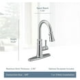 thumbnail image 5 of Moen 7260 Belfield One-Handle Pulldown Kitchen Faucet Featuring Power Boost and Reflex, Chrome, 5 of 5
