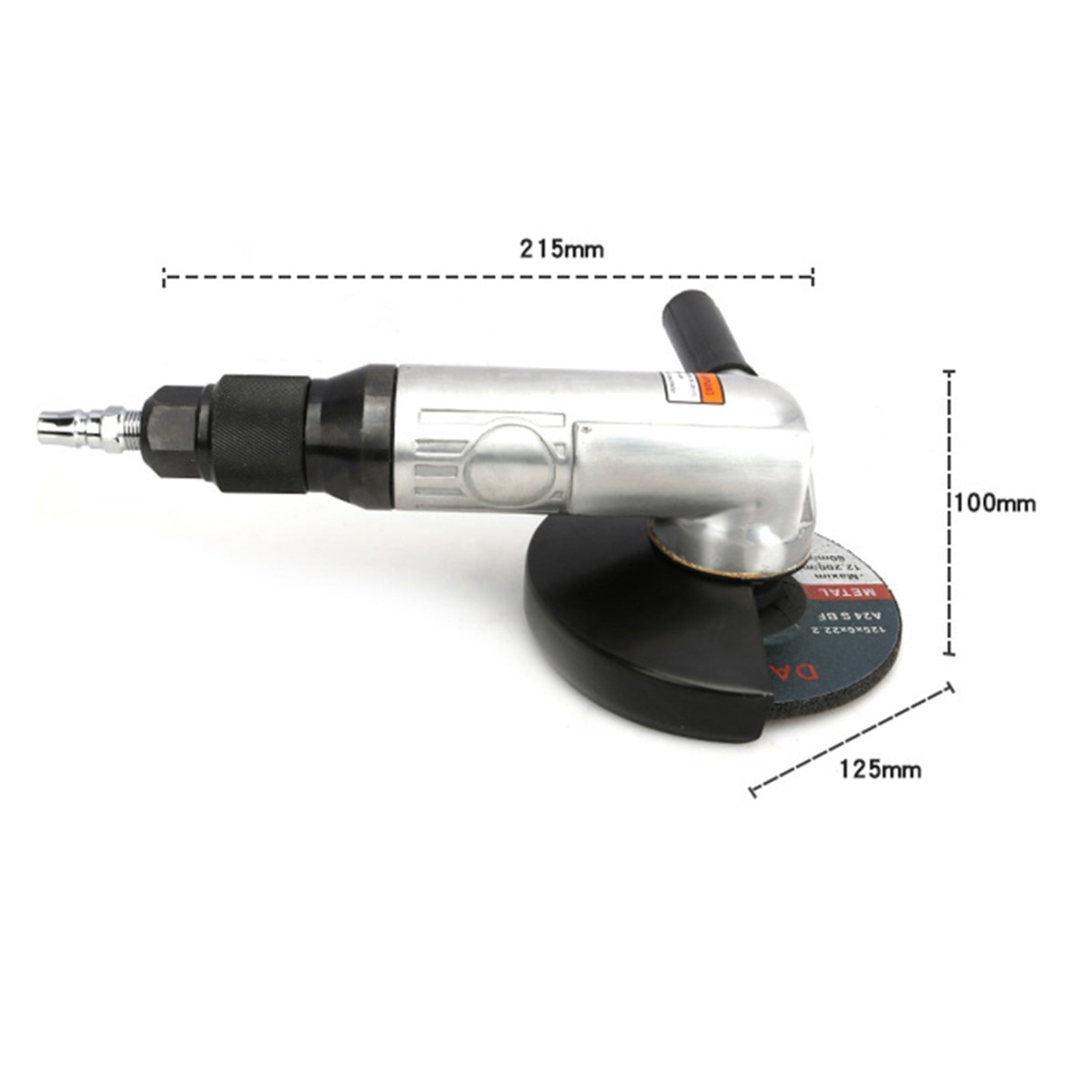 5 Inch Pneumatic Angle Grinder Polishing Machine Grinding Machine 125 Industrial Grade Pneumatic Grinding And Cutting Machine ,Security - KNOB SWITCH_TYPE