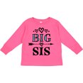 thumbnail image 3 of Inktastic Big Sis Girls New Sister Announcement Girls Long Sleeve Toddler T-Shirt, 3 of 5