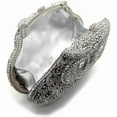 thumbnail image 5 of StyleSack Luxury Hand-Embellished Rhinestone Swan Clutch - 3D Crystal Evening Handbag for Party/Gala/Wedding | Detachable Chain Shoulder Purse, 5 of 5