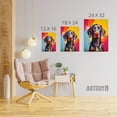 thumbnail image 4 of German Shorthaired Pointer Dog Portrait Canvas Wall Art Print 24X32", 4 of 4