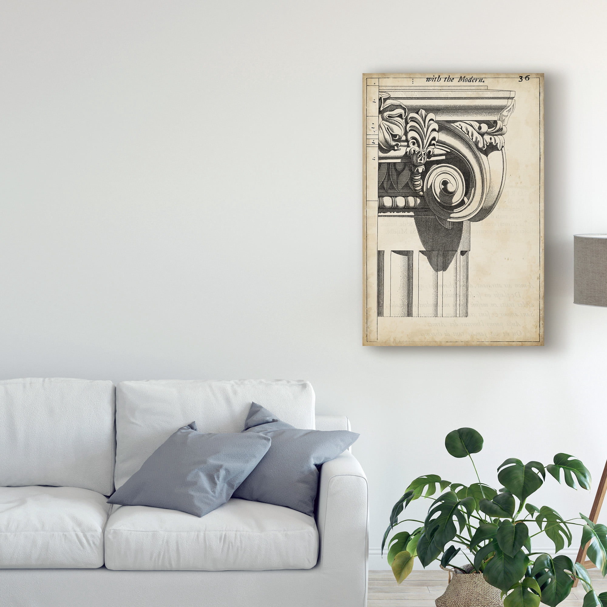 Trademark Fine Art 'Architectural Composition III' Canvas Art by Vision Studio