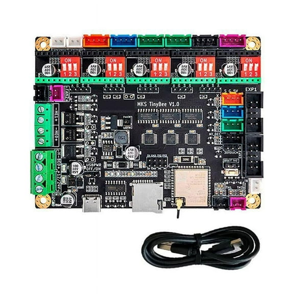 Makerbase MKS TinyBee Motherboard 32Bit 3D Printer Control Board ESP32 MCU 3D Printer Parts Fit 3D for Touch Wifi WEB