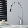 thumbnail image 4 of Bathroom Sink Faucet Single Handle Waterfall Vanity Basin Mixer Tap 1Hole Chrome, 4 of 8