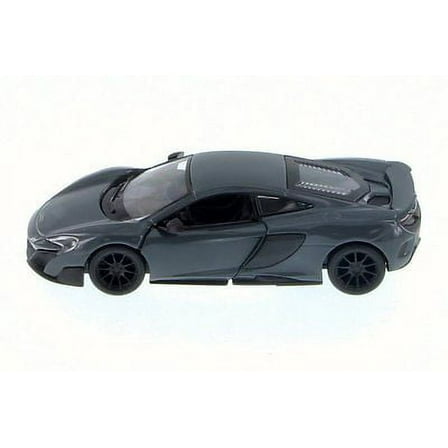 Kinsmart 5" McLaren 675LT Diecast Model Toy Car 1:36 Pull Action- Grey