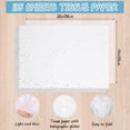thumbnail image 2 of 135 Sheets White Tissue Paper for Gift Bags 20 x 14 Inch Glitter Tissue Paper for Birthday Baby Shower Wedding Graduation Decor Art DIY Crafts, 2 of 3