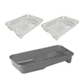 thumbnail image 2 of Joernso Plastic Paint Tray with Paint Pan Liners Large Capacity Reusable Easy to Clean Paint Roller Tray Liners Set, 2 of 8