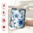 thumbnail image 5 of 12oz Coffee Tumblers Pioneer Flower Stainless Steel Vacuum Insulated Travel Tumbler Coffee Cups Mug with Lid and Straw with Cleaning Brush for Cold & Hot Drinks, 5 of 5